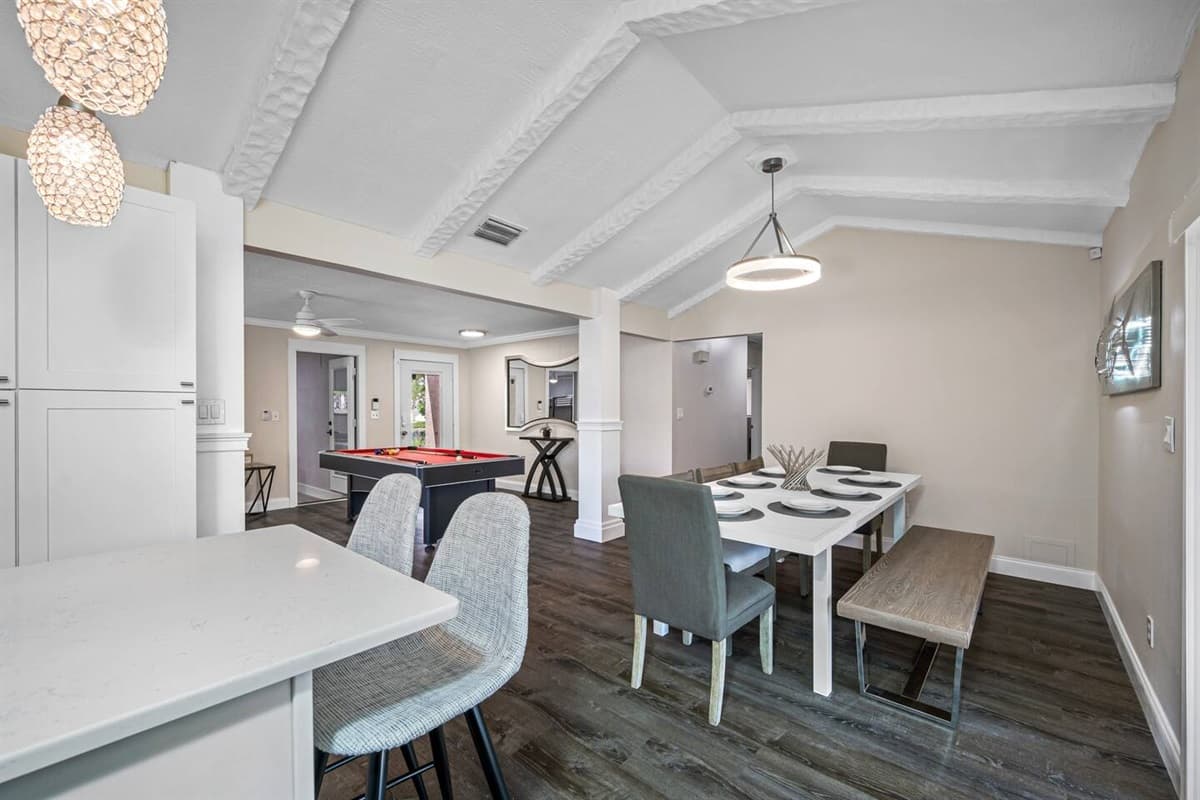 Appreciate great meals wondefully prepared by loved ones in this elegant dining area while making and sharing memories. Send us an inquiry now!