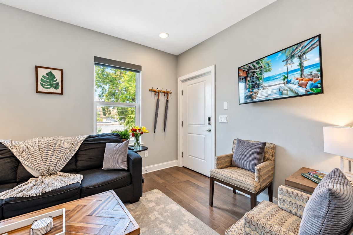 Tucked away for added privacy, this inviting space offers the perfect sanctuary to unwind and relax after a day of adventure.