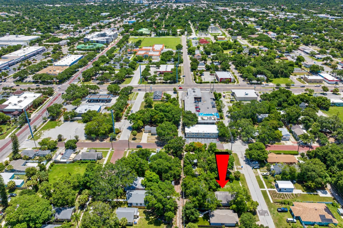 Aerial View of the Neighborhood