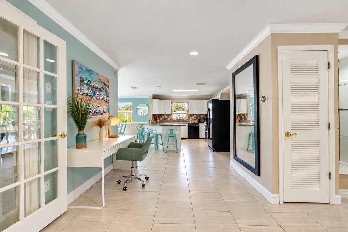 This space is specifically designated as a dedicated study or workspace.