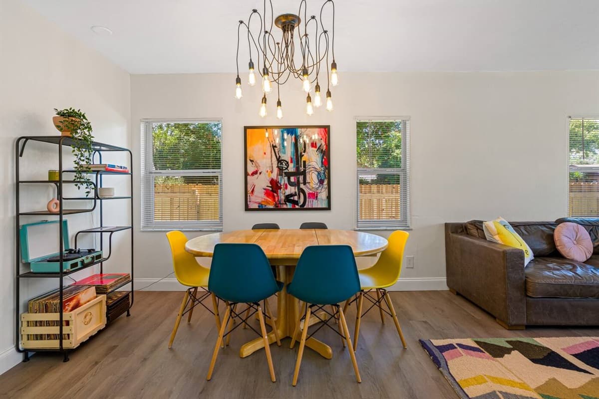 Share stories while having great meals in our open beautiful dining area!