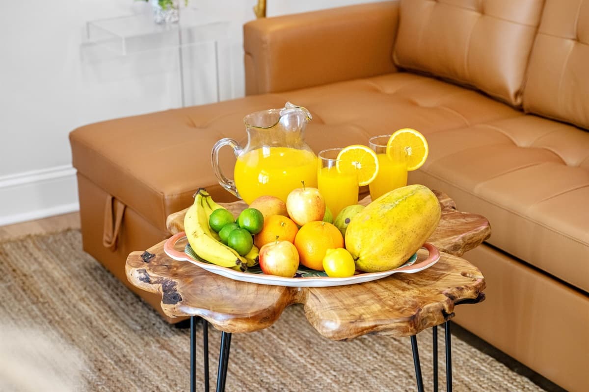 Get ready to unwind in style in our Tropical Haven – where every detail tells a story of sun-soaked luxury!
