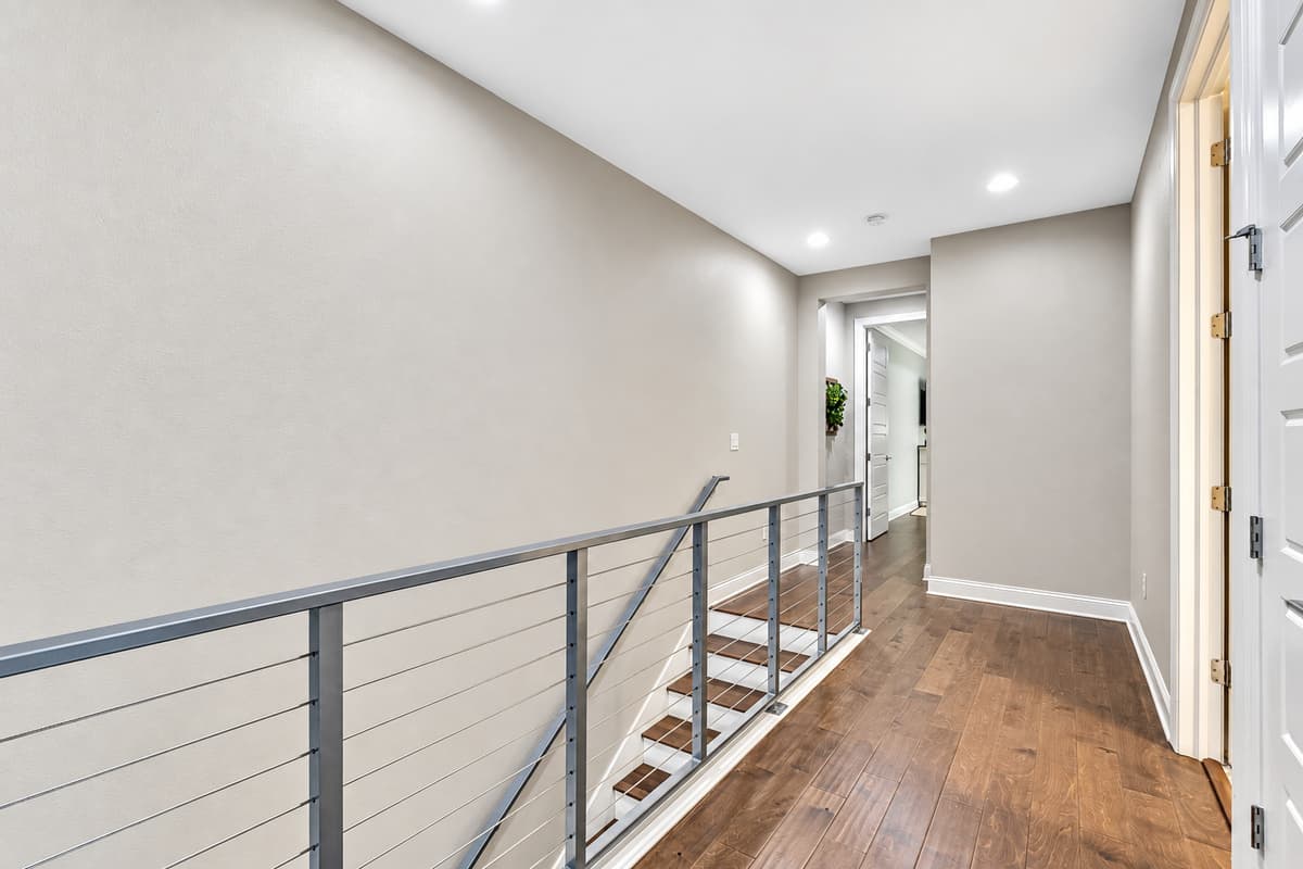 Hallway leading to the bedrooms