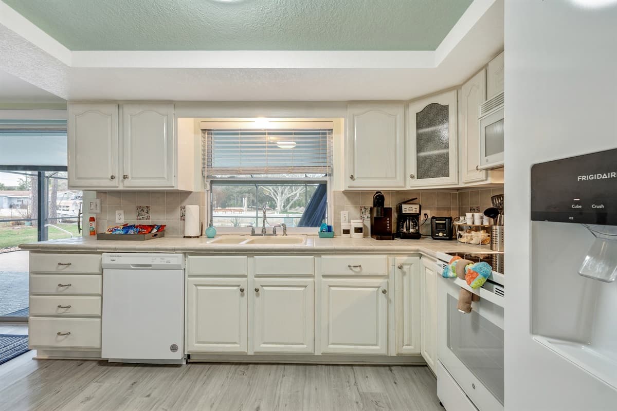 From sleek countertops to ample storage, no detail has been overlooked to create a seamless and aesthetically pleasing environment.