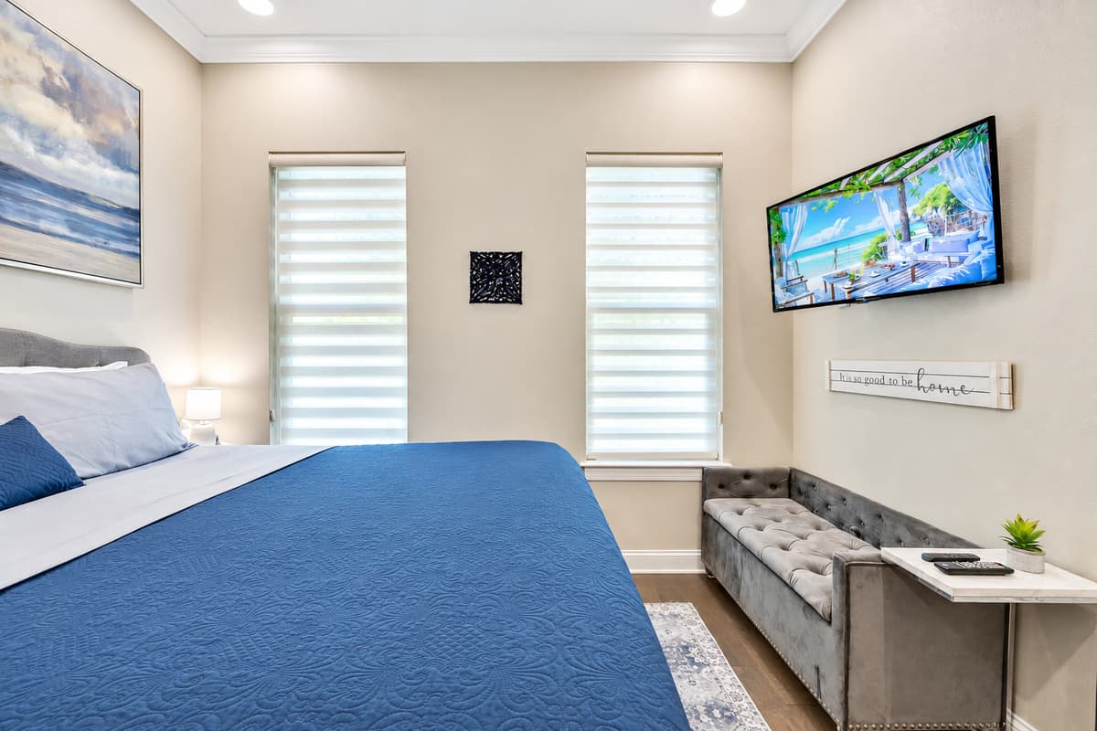 From the sumptuous bedding to the contemporary decor and thoughtful amenities, every detail has been carefully curated to provide a memorable and enjoyable stay for our guests.