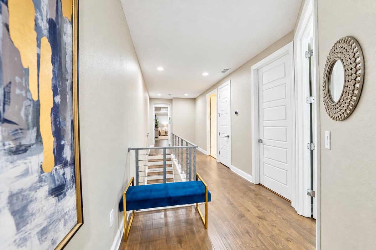 Hallway to the bedrooms.