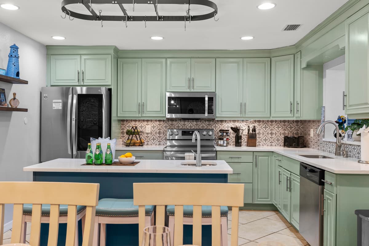 Kitchen at Flamingo Palms.