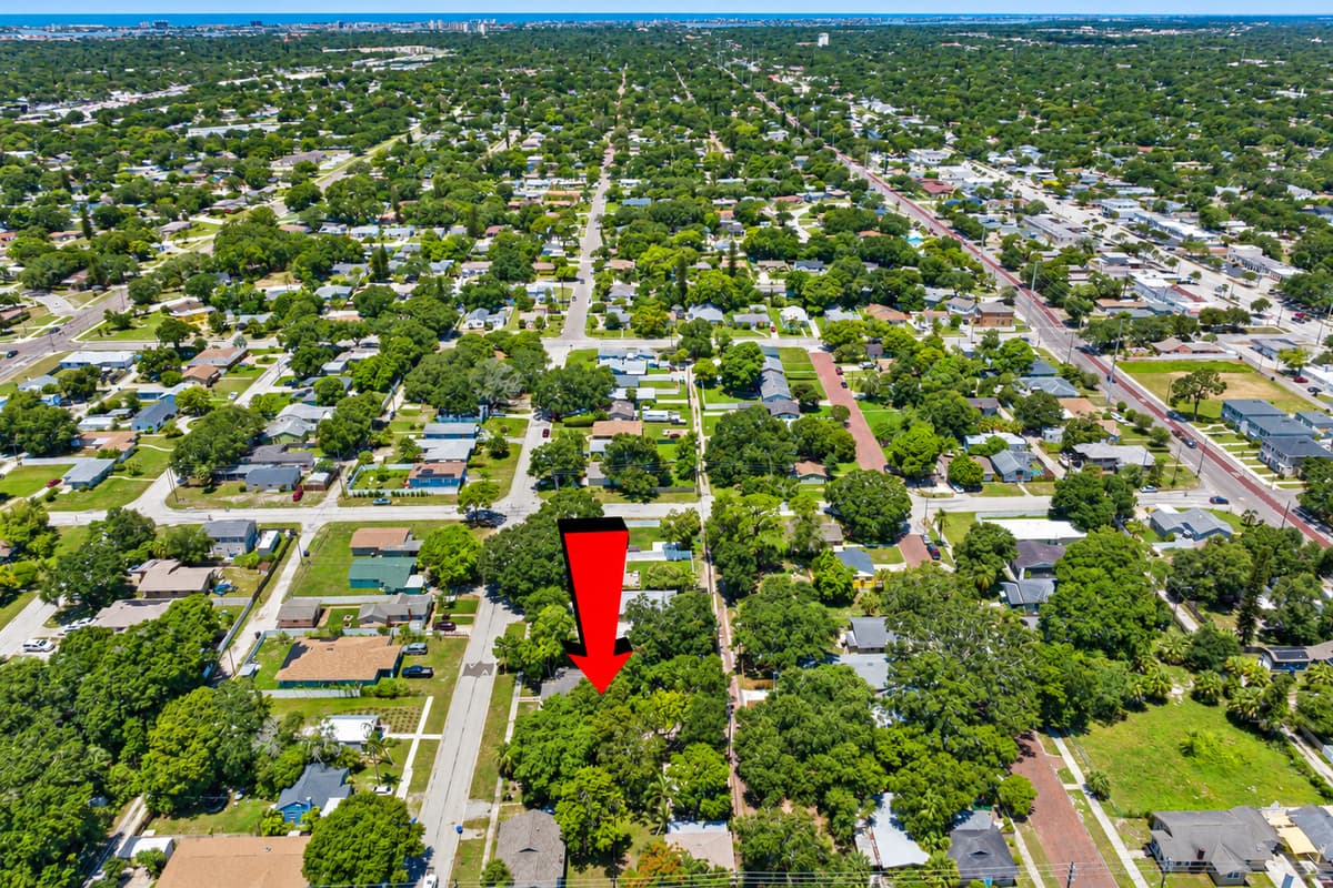 Aerial View of the Neighborhood