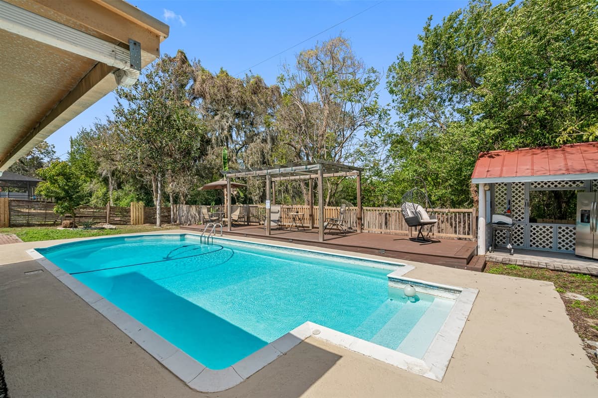 The water is refreshing and inviting!