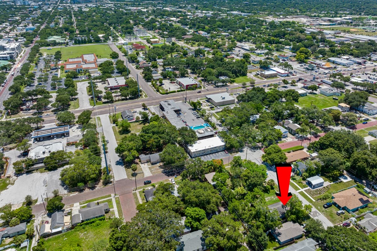 Aerial View of the Neighborhood