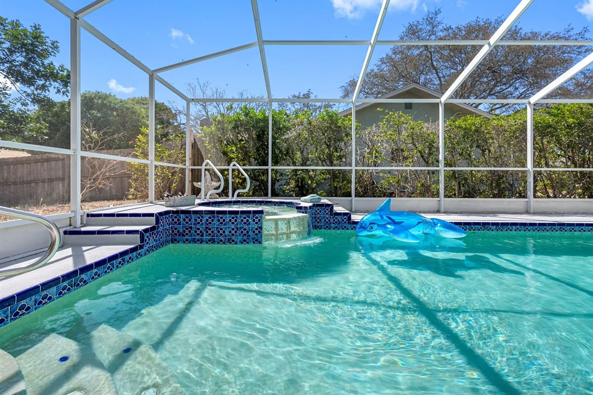 This thoughtfully designed space offers the perfect balance of relaxation and recreation, allowing you to enjoy the outdoors without the worry of insects or debris.