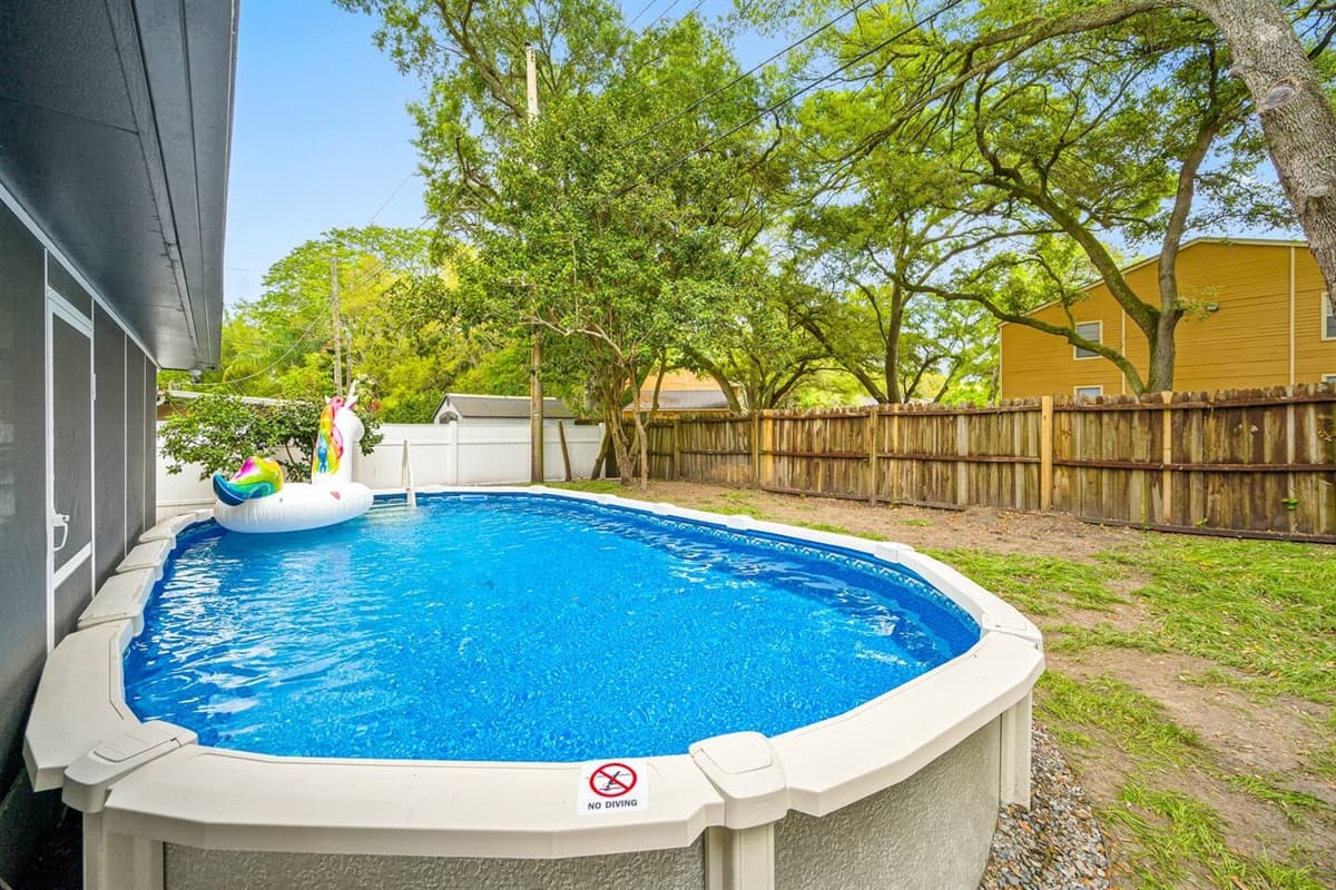 Do you prefer the outdoors? Have an amazing time in our lovely heated pool! If you are interested in this property, send us a message!