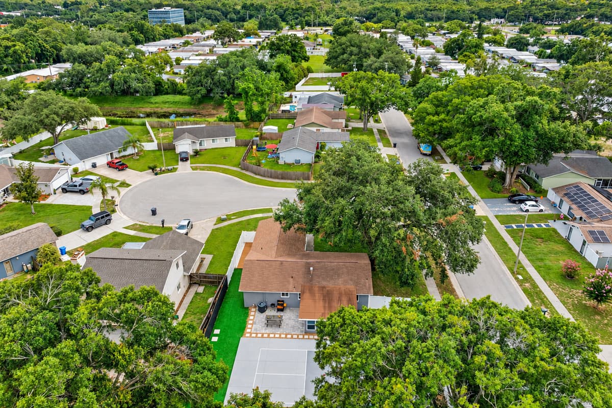 Aerial View of the Neighborhood