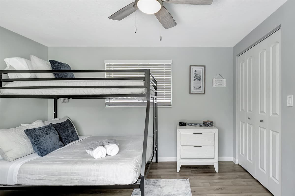 Our versatile bedroom, designed to cater to all your needs.