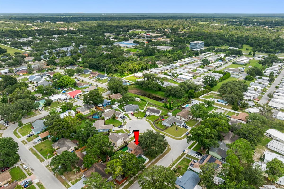 Aerial View of the Neighborhood