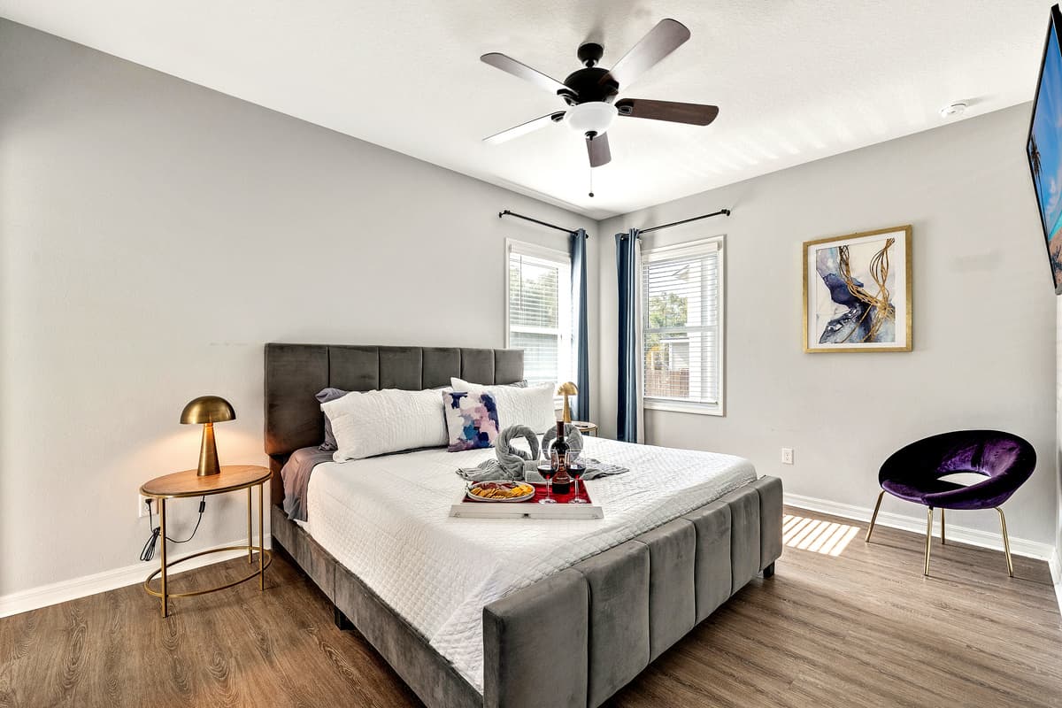 Experience unmatched luxury in our refined Master Suite, where comfort seamlessly meets opulence.