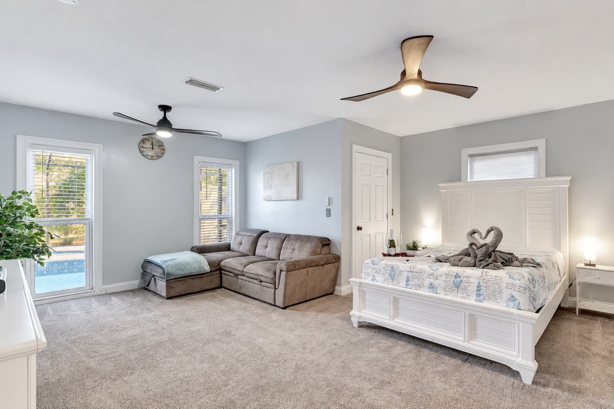 This room is your personal sanctuary, promising a peaceful retreat where you can recharge and rejuvenate.