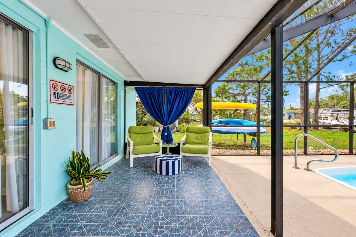 The sprawling outdoor area invites you to immerse yourself in a world of relaxation, recreation, and exploration.