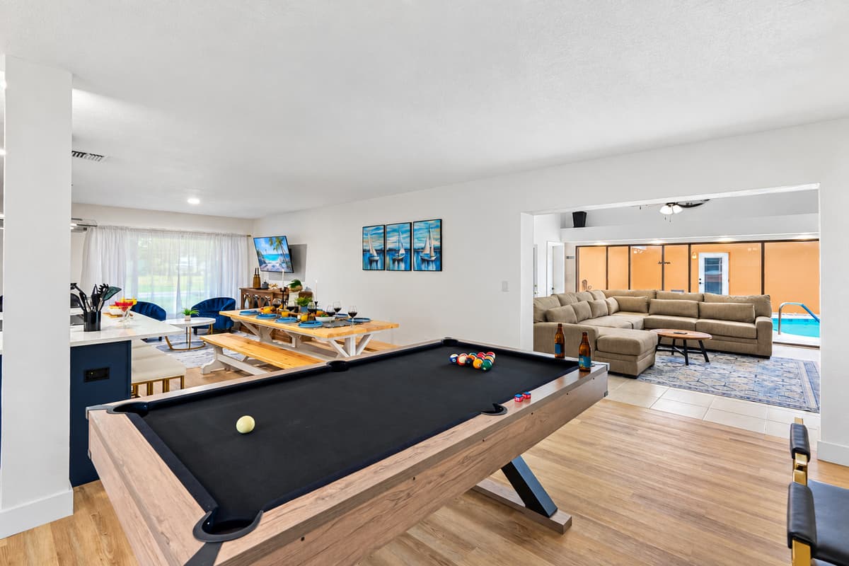 Let the games begin! This vibrant hangout space has something for everyone—from billiards to retro arcade gaming and beyond.