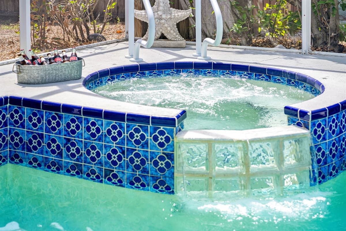 IMPORTANT NOTE: The spa isn’t a traditional hot tub. It has jets, but it’s designed more for relaxing than for a full hot tub or sauna experience.