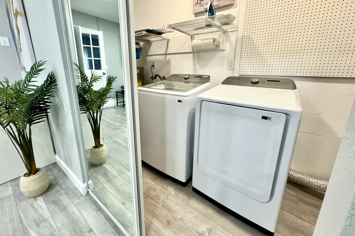 Laundry area