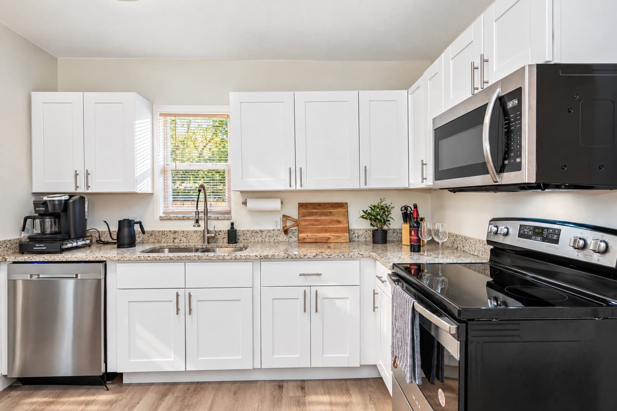 Cook great meals for the family in our fully equipped kitchen to share with family