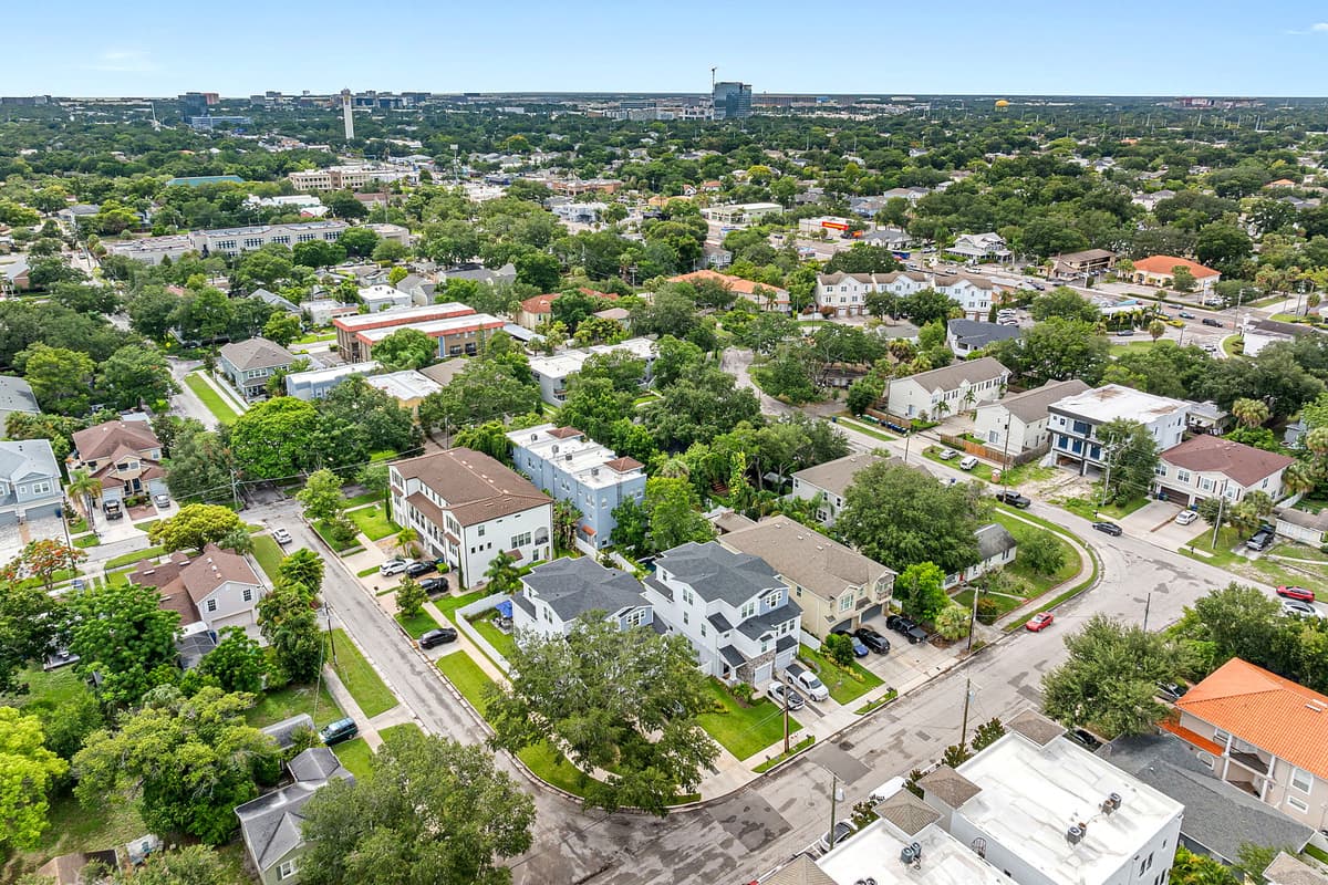 Aerial View of the Neighborhood
