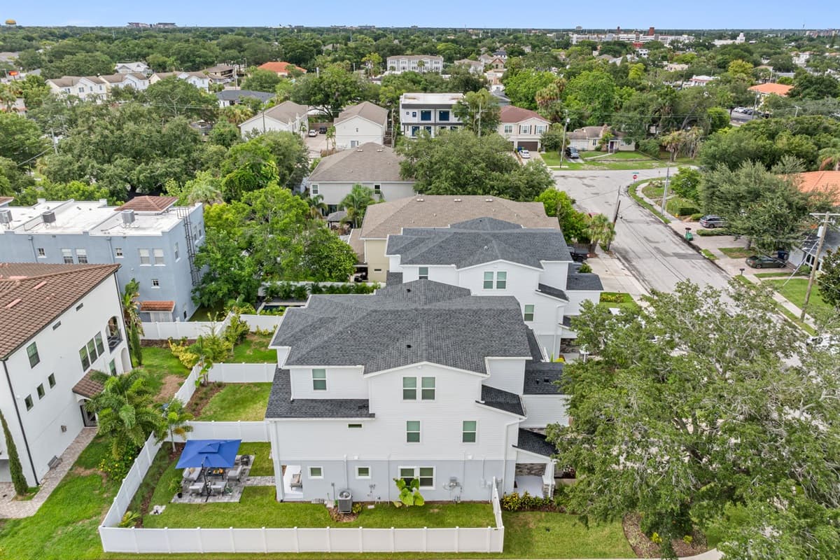 Aerial View of the Neighborhood