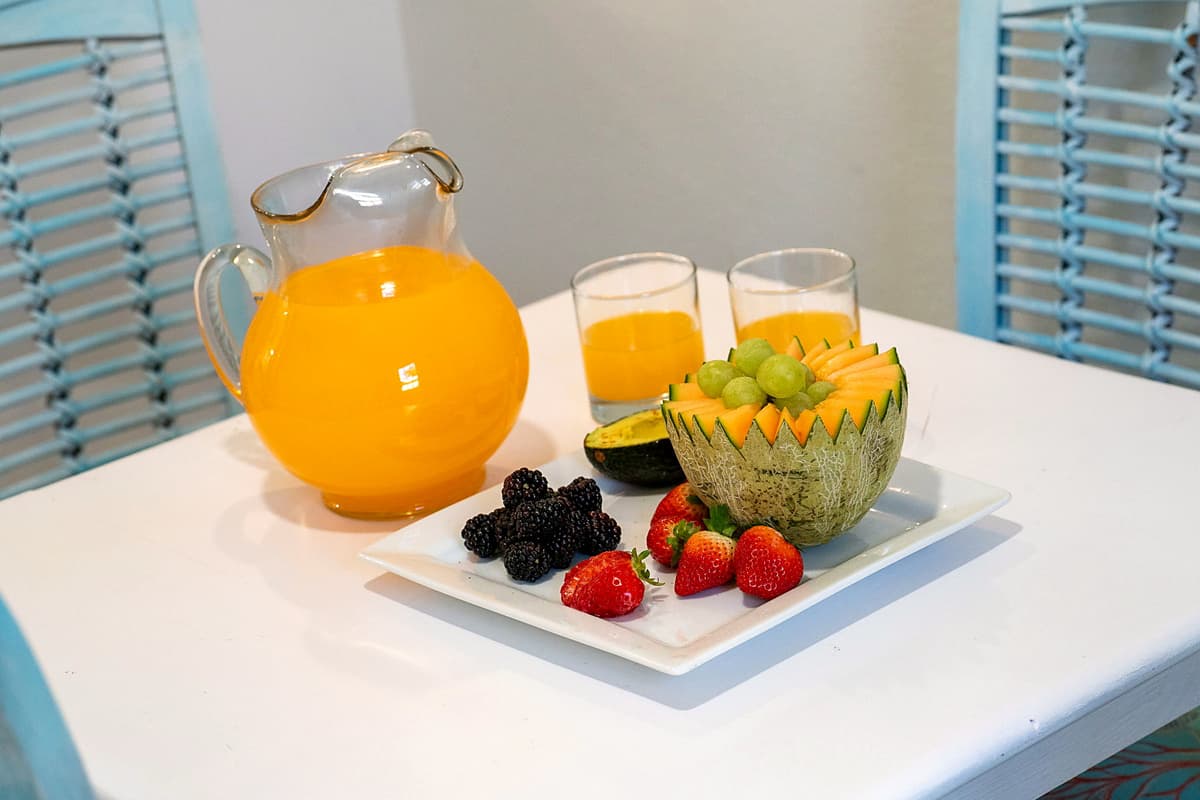 This charming space provides an additional option for enjoying breakfast, afternoon coffee, or a quiet dinner.