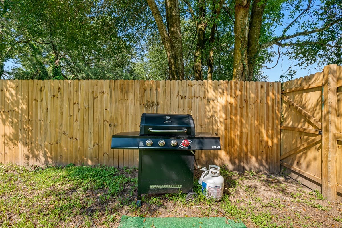 Have barbeque or grilled steak since we have a grill ready for you guys to use in this spacious backyard! If you like what you see, send us an inquiry!
