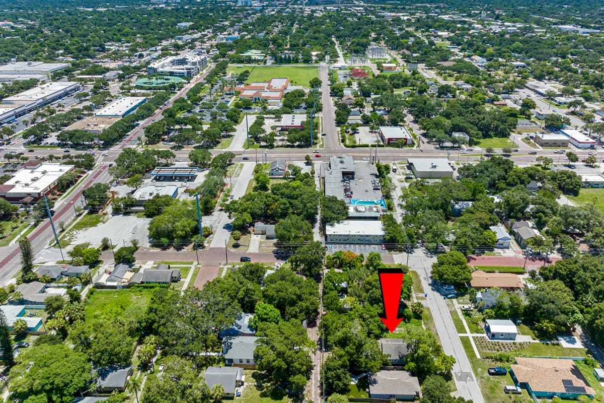 Aerial View of the Neighborhood