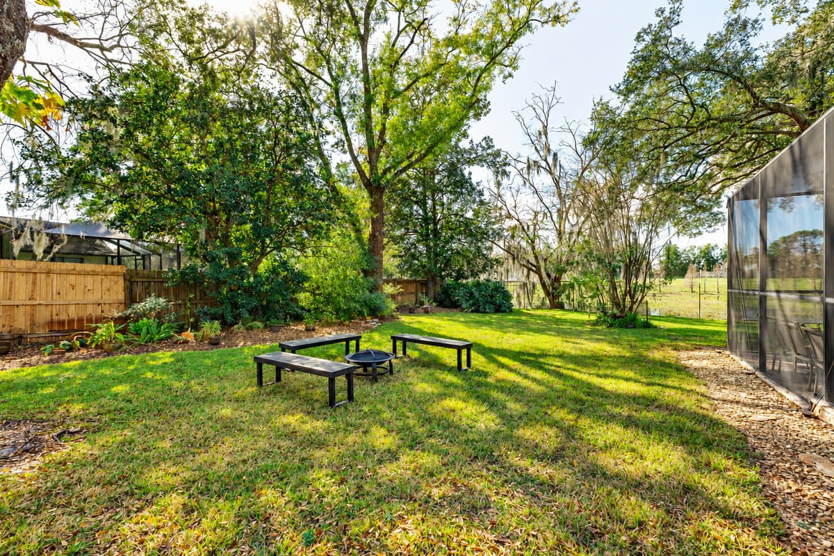 Our outdoor seating area beckons with its charming ambiance and picturesque surroundings.