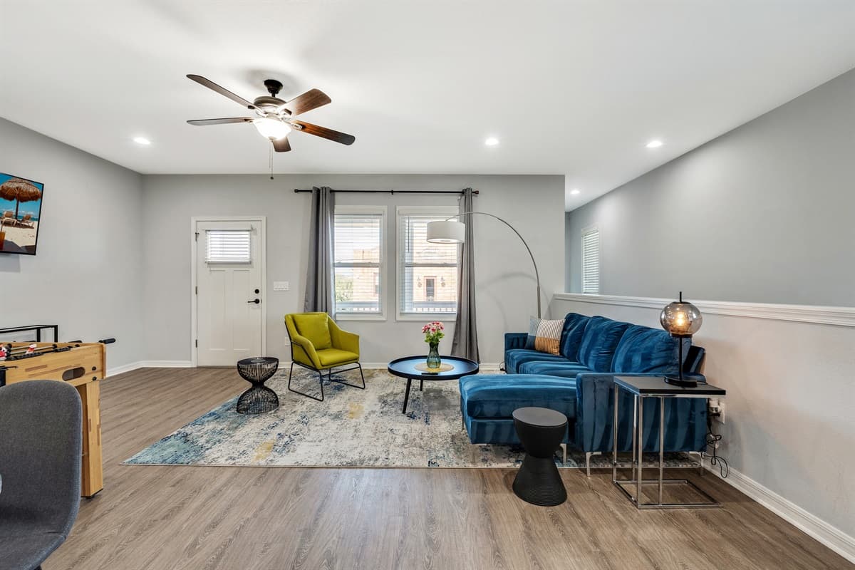 The comfortable couches are not just pieces of furniture; they are an invitation to escape the hustle and bustle of everyday life.
