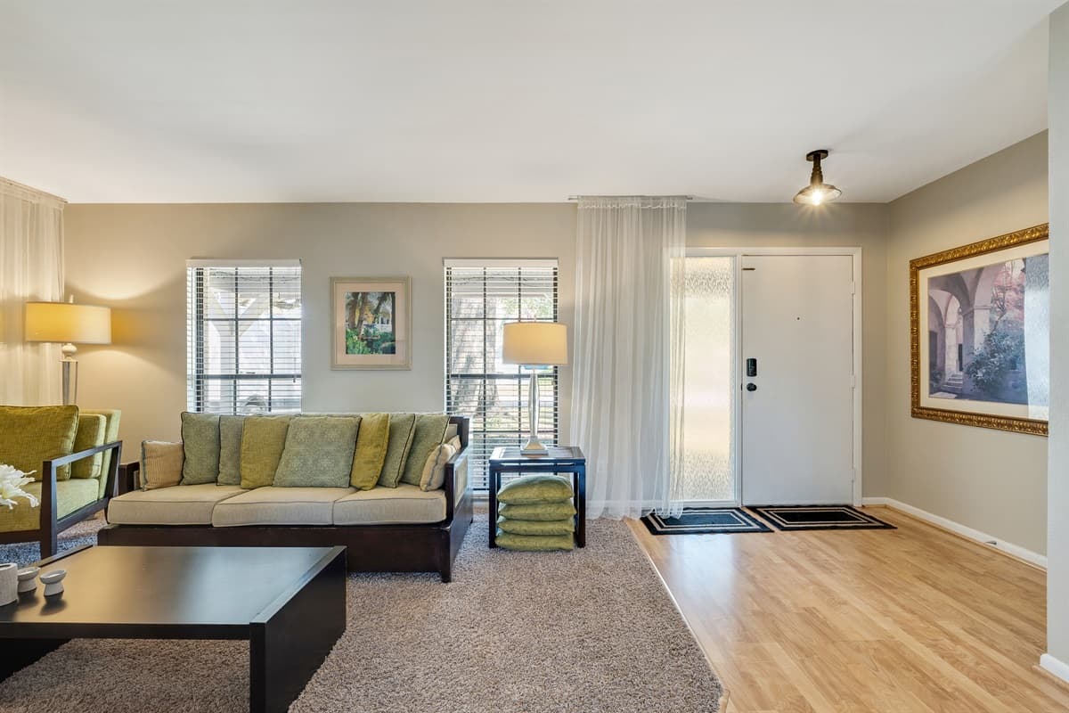 The design is a seamless blend of modern elegance and comfort, with carefully chosen furnishings that invite relaxation.
