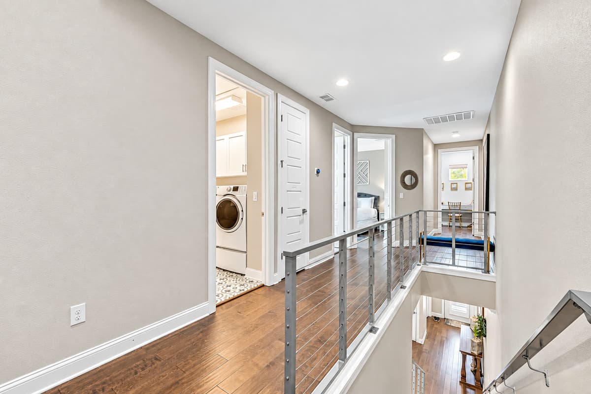 Hallway leading to the bedrooms