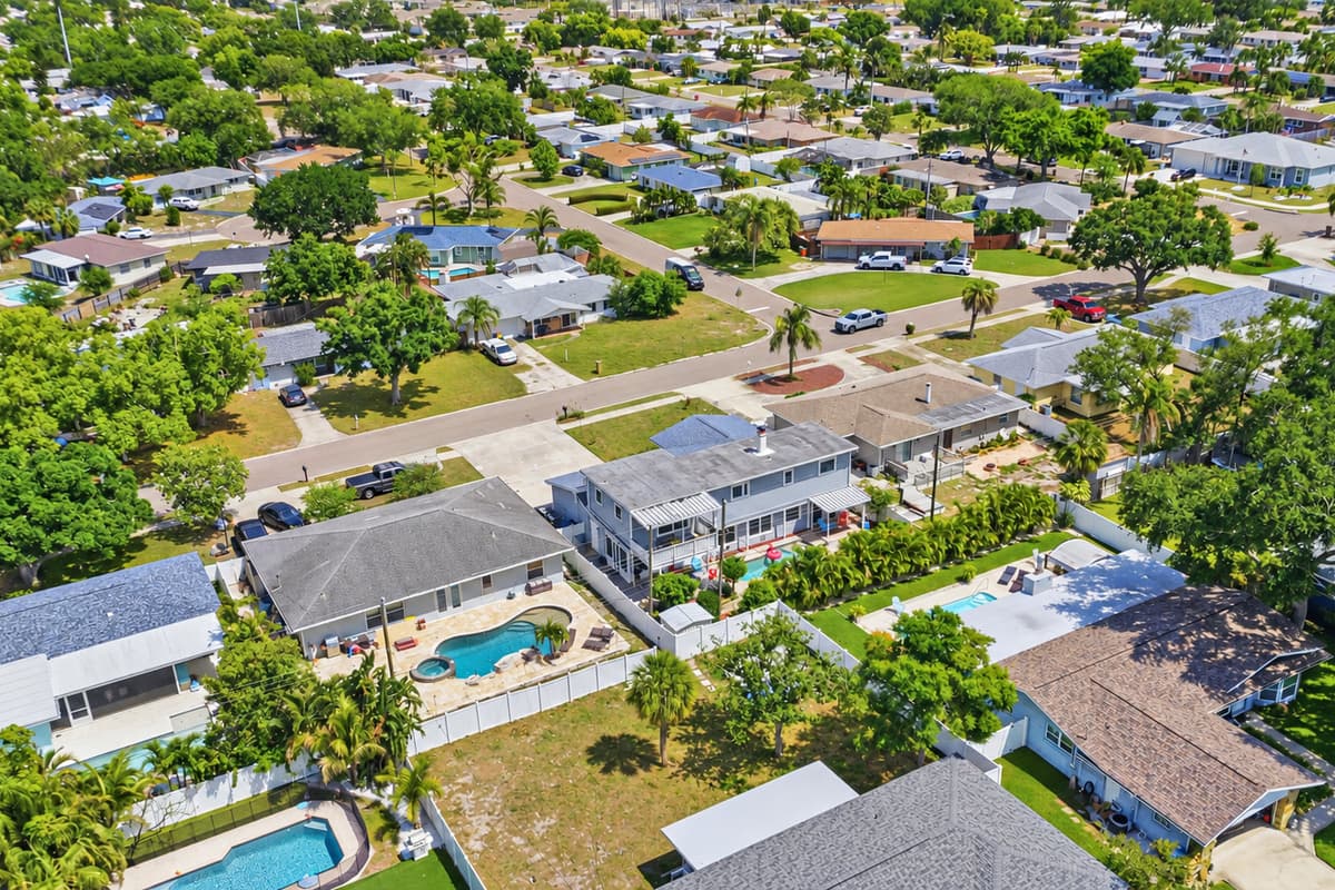 Aerial View of the Neighborhood