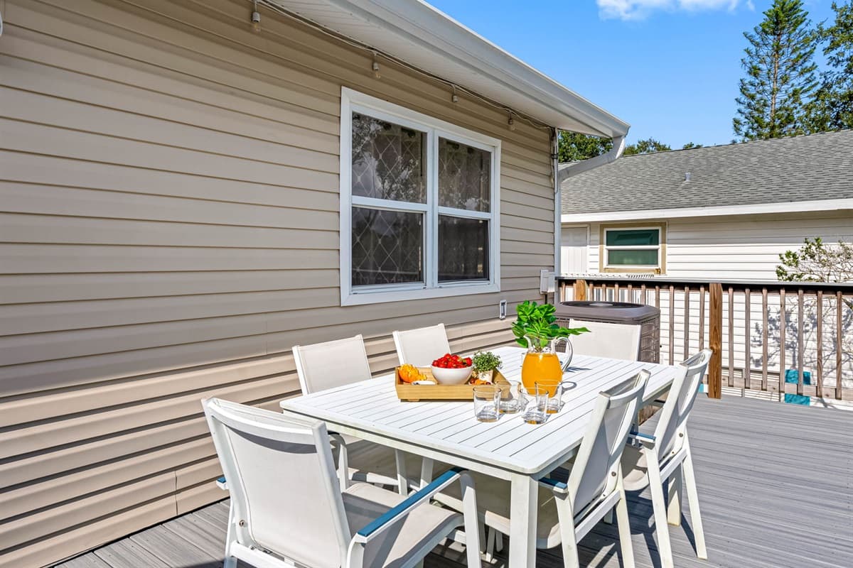 Catch some rays or enjoy the shade — this terrace has space for everyone.