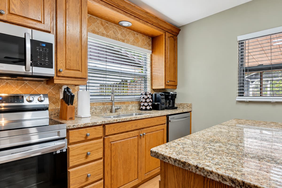 A kitchen that seamlessly blends style and functionality.