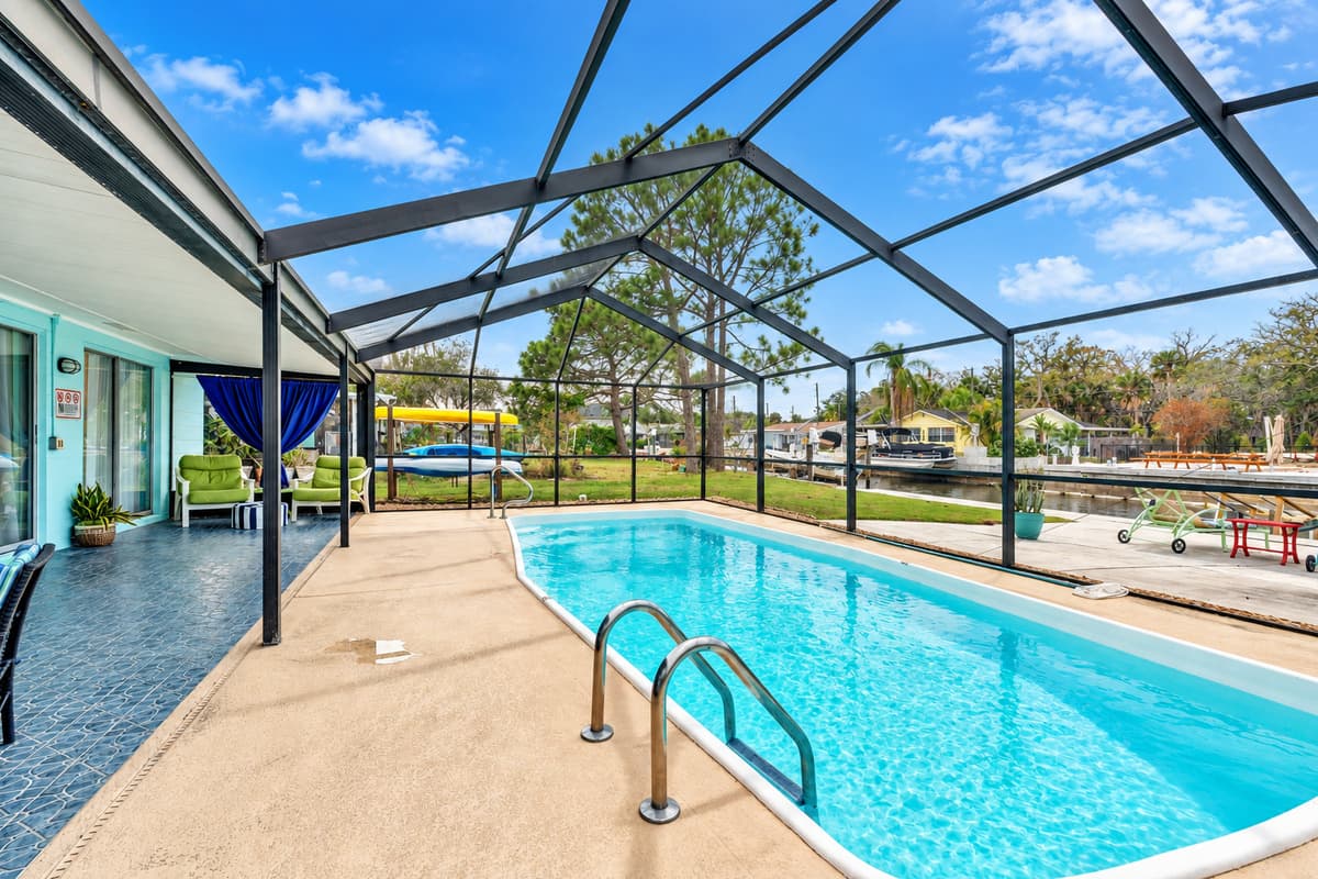 Enjoy a refreshing swim or simply relax on our comfortable lounge chairs, soaking up the sun's warmth.