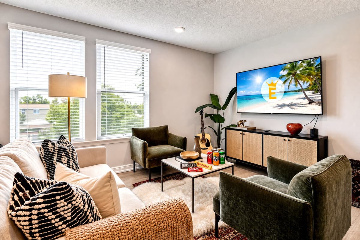 Ample seating options abound, offering you the freedom to choose your preferred spot for lounging and lounging.