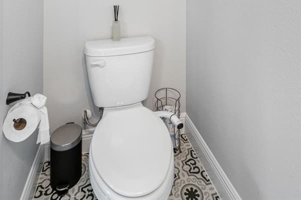 Perfect for guests or for those moments when nature calls.