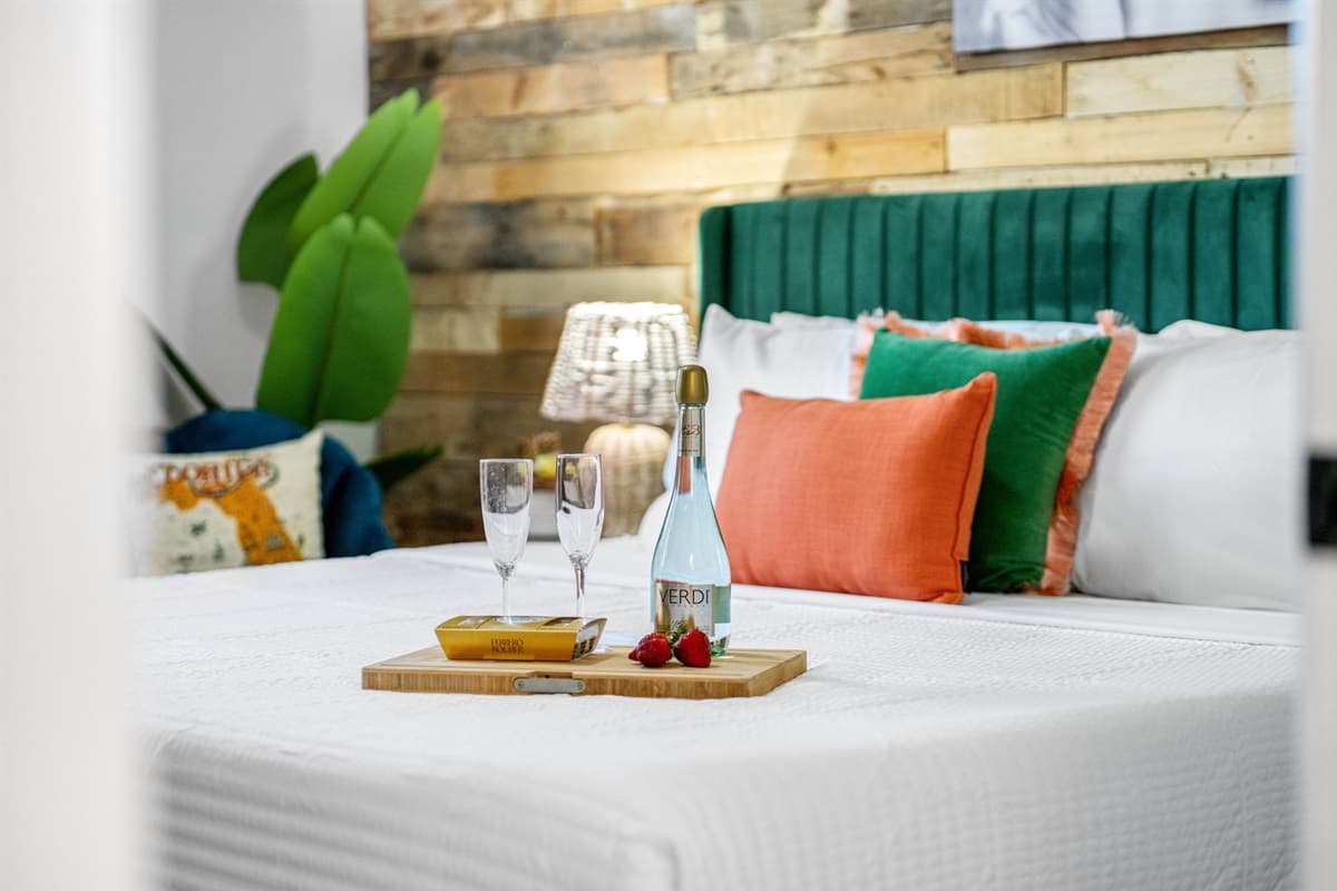The ambiance is complemented by warm tones, creating a welcoming atmosphere that invites you to unwind.