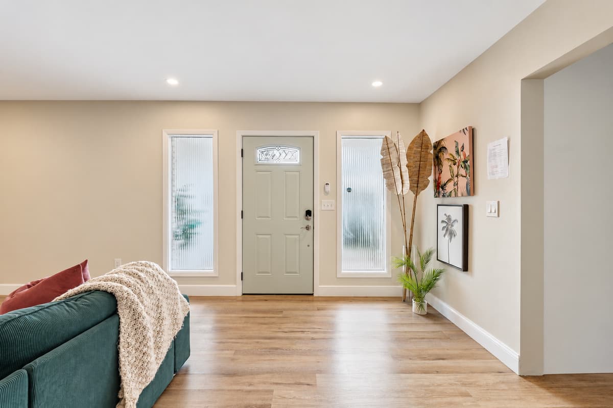 Entrance to the home.