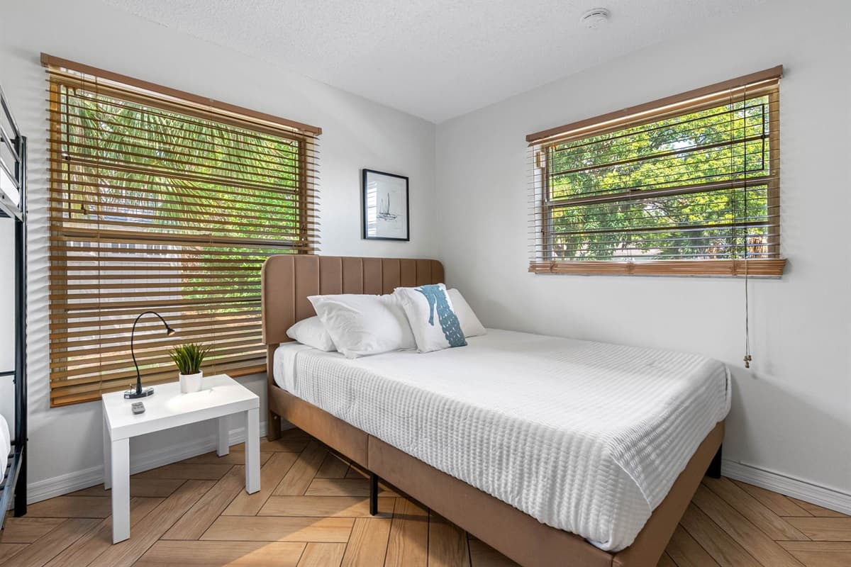 Your private sanctuary awaits with soft linens, ambient lighting, and everything you need for a comfortable stay.