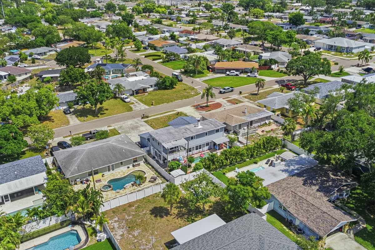 Aerial View of the Neighborhood