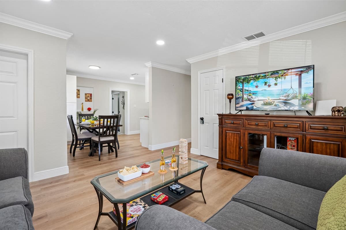 Clean lines, thoughtful design, and a cozy feel make this space one you’ll love coming back to after a day of exploring Tampa.
