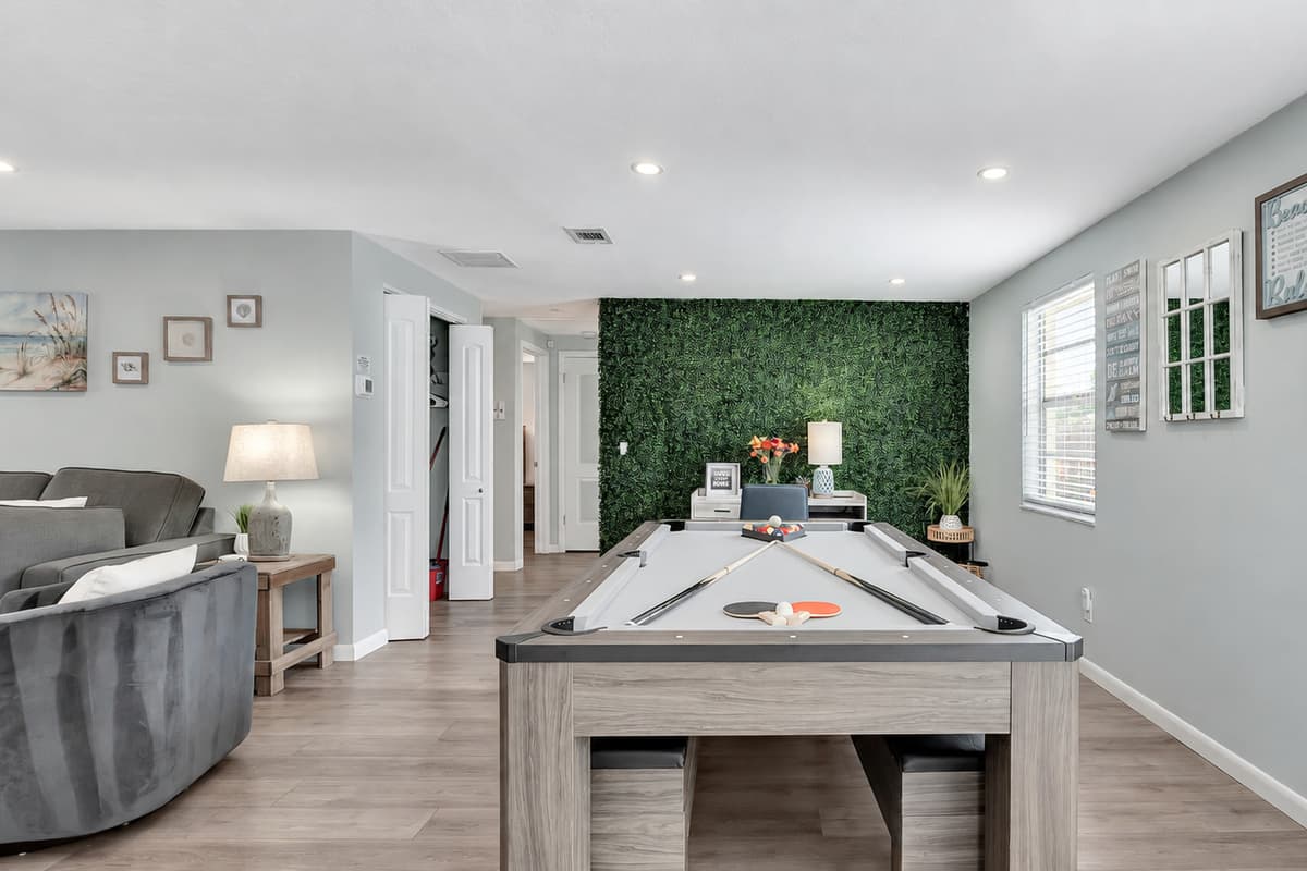 This table also transforms effortlessly into a pool table and ping pong table, ensuring that the fun never ends.