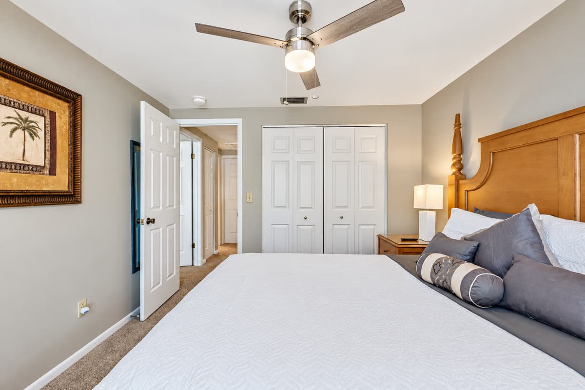 Sink into the plush mattress and let the cares of the day melt away as you drift off into a blissful slumber.