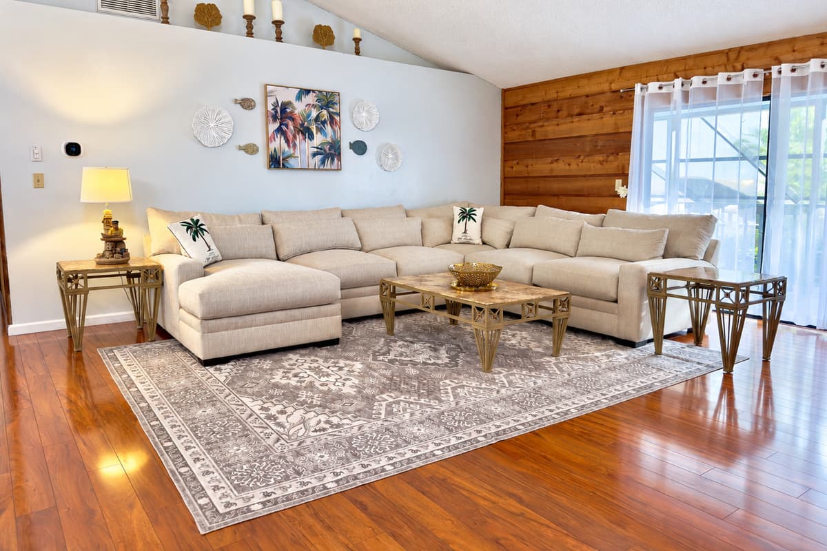 Step into this bright and airy living room, where elevated design meets laid-back comfort.
