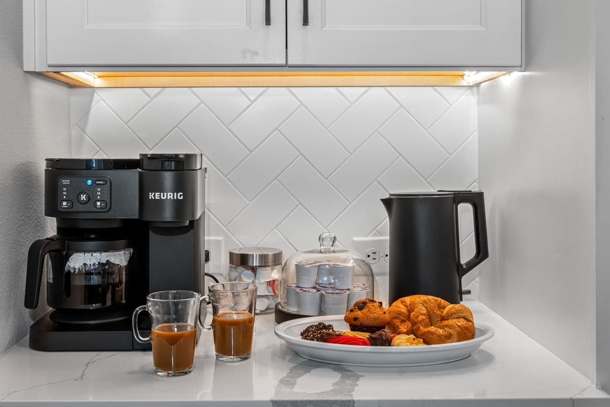 Our exclusive coffee station